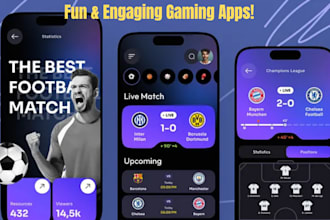 develop a custom gaming and entertainment app,  social gaming, slots, poker