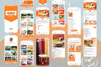 handmade goods app, craft marketplace app artisan store app unique gifts app