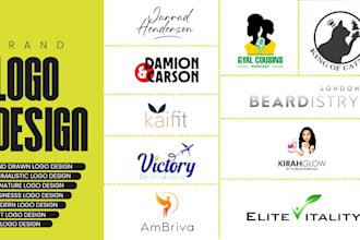 do professional minimalistic logo for your brand
