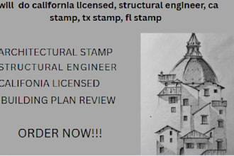 do california licensed, structural engineer, ca stamp, tx stamp, fl stamp