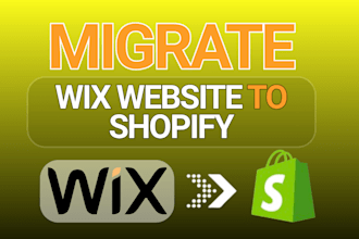 migrate wix to shopify, complete wix website migration