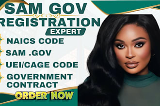 register sam gov, get cage code, uei code, naics code, government contract