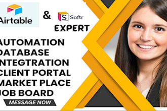 setup airtable, softr webapp design softr, airtable database,airtable automation