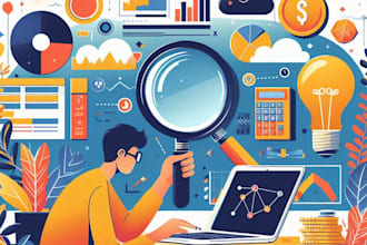 do data entry, web research, copy paste, convert PDF to word, and excel