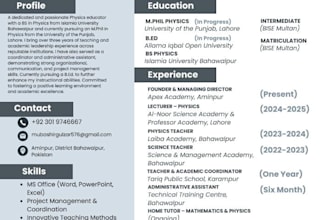 design a modern professional CV, resume that gets you hired