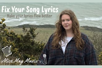 rewrite or polish your song lyrics to an industry standard