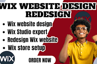 design or redesign wix website and ecommerce store wix studio website