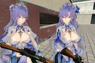 create 3d player model for gmod map, custom skins for your cs2 and rust server