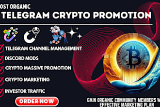 crypto telegram promotion, telegram marketing, promote solana, launch defi, nft
