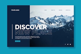 design a fast, responsive, and modern static website