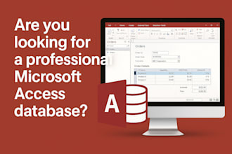 design and develop a custom microsoft access database
