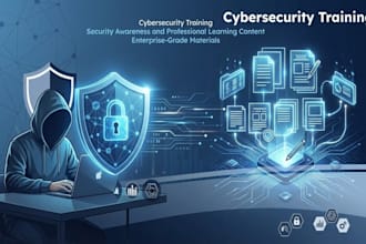 create cybersecurity teaching materials and training content