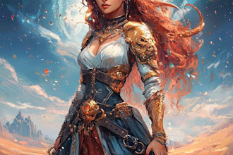 make a amazing dnd party d and d character for you