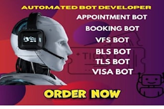 build a telegram notify bot auto booking bot appointment booking bot vsf bot