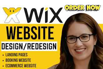 do wix website design wix landing page wix booking website redesign wix website