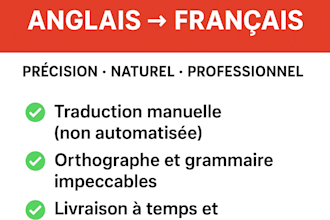 traduction francais anglais document