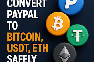 convert paypal to bitcoin, usdt, eth, and crypto instantly and securely
