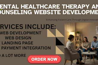 build and design therapy  or counseling website for you