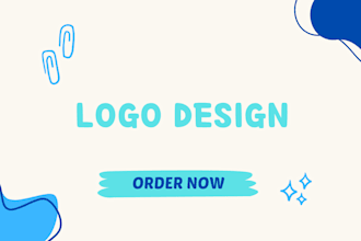 design modern line art text based or badge style logo