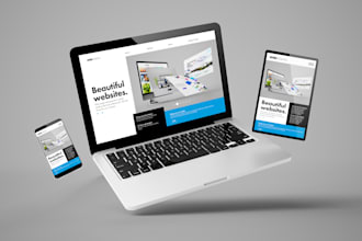 create a professional, static website for your business