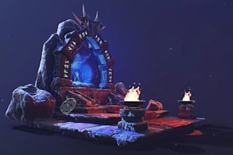 3d modeling low poly and high poly