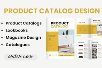 design product catalog, catalogue, brochure, magazine layout, lookbook, brochure