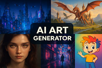 create unique ai generated artwork for posters, book covers, and more