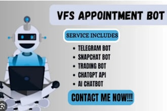 automated website bot vfs bot vfs appointment bot visa booking bot tls