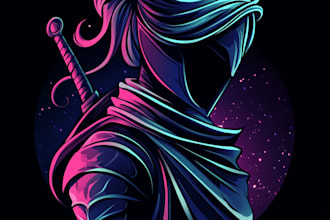 design a custom fantasy, rpg, sci fi animated game logo