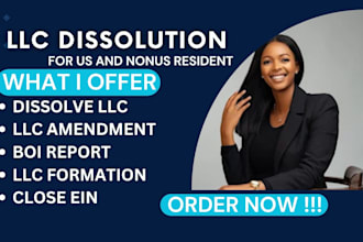 dissolve us llc amend filling close ein file boi report or final report
