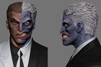 do 3d realistic character 3d metahuman character 3d stylized character for game