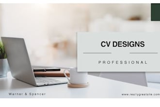 create a professional and modern cv in english or french