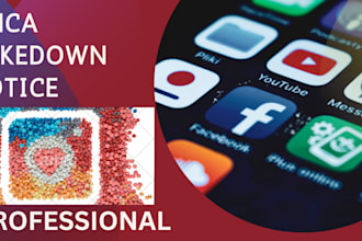 send dmca takedown notice to report fb insta tiktok content