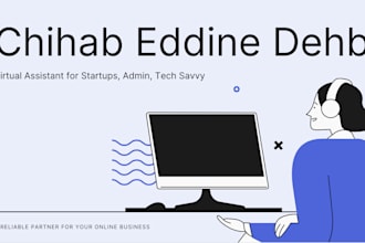 be your techsavvy VA for admin, tech support
