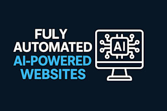 do a fully automated ai website