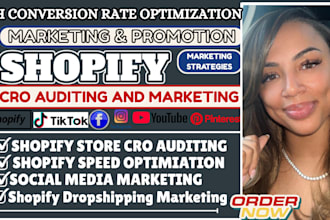 help increase your sites conversion rate as a shopify marketing expert from USA