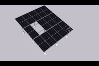create detailed residential rooftop solar designs in sketchup