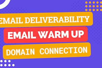 domain connection warm up fix email deliverability going to spam email migration