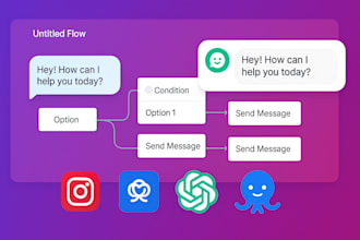 create an advanced ai chatbot for social media using manychat and chatgpt