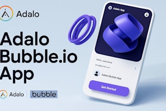be bubble io adalo glide buildfire saas mvp website mobile web app developer pro