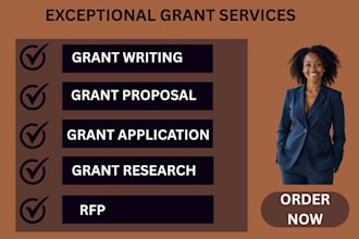 write grant proposal, grant research, aapply for grant, bid proposal, rfp