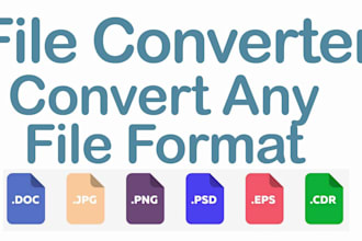 convert and deliver your files, video in the format you need