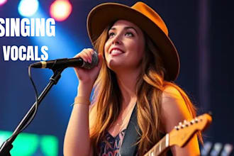 be soulful female singer for gospel, pop, rap rock and country songwriter