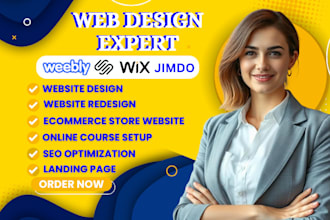 design wix website design weebly squarespace jimdo website design redesign