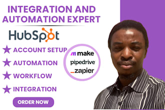 hubspot integration CRM setup automation zapier integration workflow automation