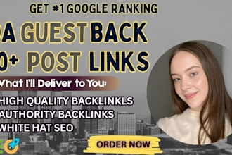 deliver contextual backlinks from niche relevant guest posts