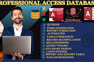build a new or fix any ms access database forms, reports and vba