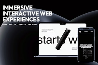 build visually stunning animated websites with gsap, threejs, and nextjs