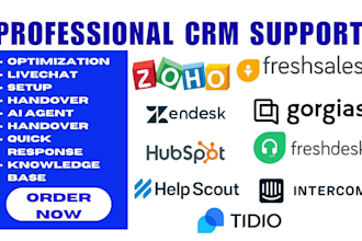 setup ghl crm automation gorgias zendesk liveagent tidio ai chatbot hubspot