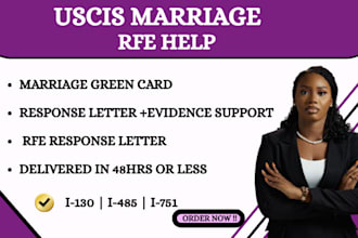 respond to your uscis marriage green card rfe with strong evidence and letter